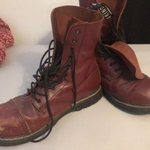 Grinders Boots 10 eye. Steel toe.